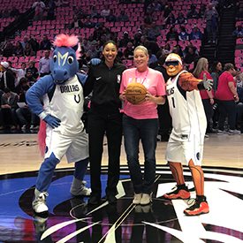 Image - Texas Oncology Brings the Pink to Dallas Mavericks Game
